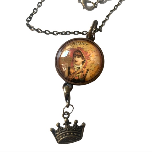 Necklace Roxy with Crown charm - Picture 1 of 12